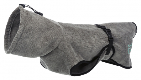 Halate de baie - Halat De Baie Pentru Caini, L 60 cm, Gri, 23574