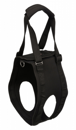 Accesorii recuperare si post-operatorii - Ham Reabilitare Pentru Caini, L-XL: 75-85 cm, Pana la 50 kg, Negru, 19408	