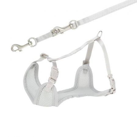 Ham Si Lesa, Soft, Pentru Caini Juniori, S-M: 26-34 cm/10 mm, 2.00 m, Gri, 15560	 [1]