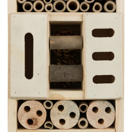 Hotel Din Lemn Pentru Insecte, 18x29x10 cm, 59507 [2]