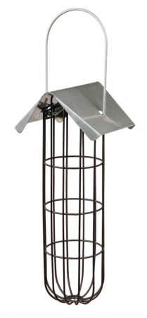 Hranitoare si adapatoare - Hranitor Exterior Pentru Bile De Grasime, Metal, 11x25x10 cm, Negru, 55623	