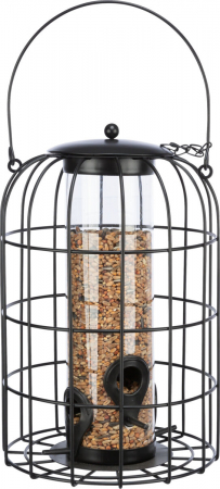 Hranitoare si adapatoare - Hranitor Exterior, Suspendat, Metal, 950 ml/ 17x26 cm, Negru, 55426	