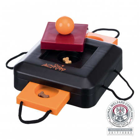Jucarii - Jucarie Dog Activity, Gamble Box Strategy Game, 15 x 15 x 9 cm, 32011
