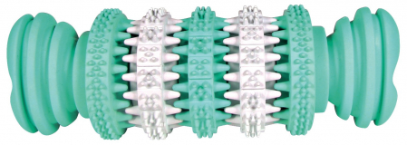 Igiena dentara - Jucarie Pentru Caini, Denta Fun, Os, Aroma Menta, Cauciuc,15 cm 32944