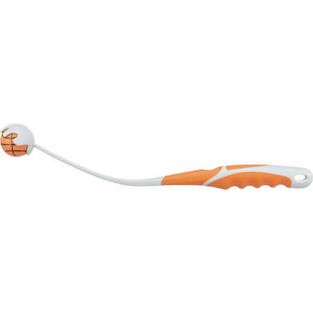 Jucarie Pentru Caini, Catapulta Cu Minge, 4.5/40 cm, Portocaliu/Gri, 32441 [1]