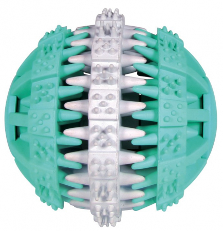 Jucarie Pentru Caini, Denta Fun, Minge, Aroma Menta, Cauciuc, 7 cm 32942 [1]