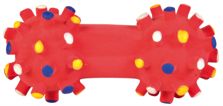 Jucarii - Jucarie Pentru Caini, Junior, Mini Gantera, Latex, 10 cm, Diferite Culori, 35611