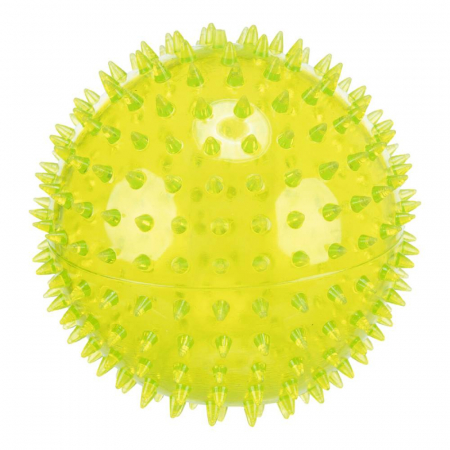 Jucarie Pentru Caini, Minge Arici, Plutitoare,12 cm, Lime, 33652 [1]