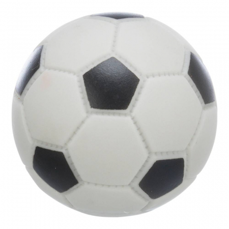 Jucarie Pentru Caini, Minge Fotbal, Vinil, Cu Sunet, 6 cm, 3435	 [1]