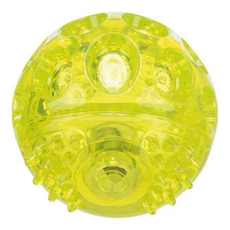 Jucarie Pentru Caini, Minge Luminoasa, 7.5 cm, Lime, 33643 [1]