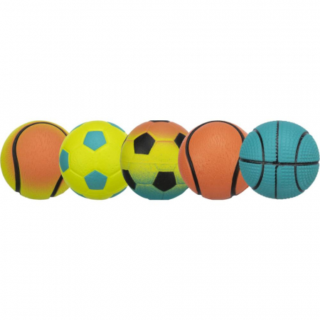 Jucarii - Jucarie Pentru Caini, Minge Neon, Cauciuc Spumant, 4.5 cm, 34603