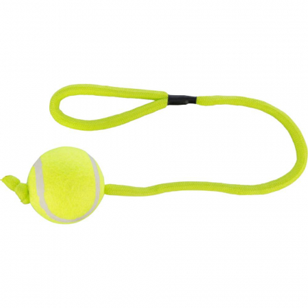 Jucarie Pentru Caini, Minge Tenis Pe Sfoara, 6/50 cm, Lime, 3479 [1]