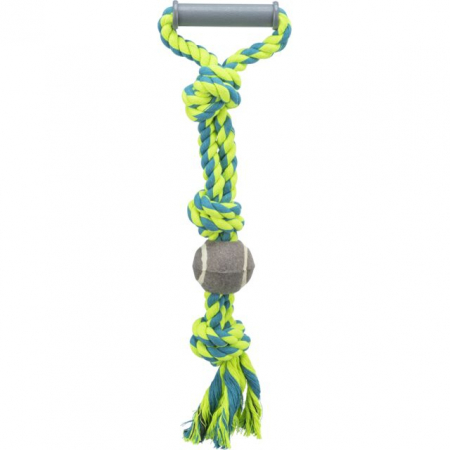 Jucarie Pentru Caini, Sfoara Cu Maner Si Minge Tenis, 6/50 cm, 3280 [1]