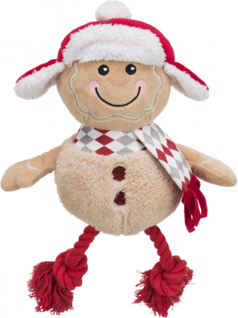 Jucarii - Jucarie Pentru Caini, Xmas Turta Dulce, Cu Sunet, 34 cm, 92575