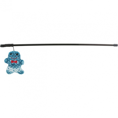 Jucarie Pentru Pisici, Xmas Undita Cu Minge/Brad/Turta Dulce, 46 cm, Diferite Modele, 92538 [2]