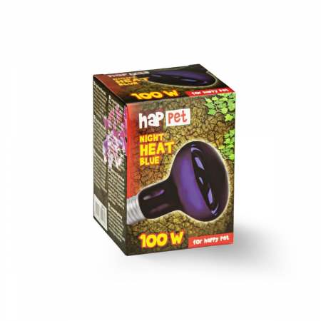Lampi - Bec Albastru Pentru Terariu, Caldura Nocturna, 100W, BP02	