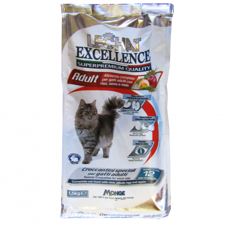 Hrana uscata - Hrana Uscata Pentru Pisici, Lechat Excellence Adult, 1.5 kg