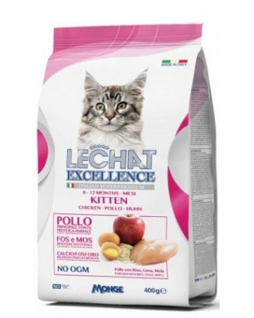 Hrana uscata - Hrana Uscata Pentru Pisici, Lechat Excellence Kitten Junior, Cu Pui, 1.5 kg
