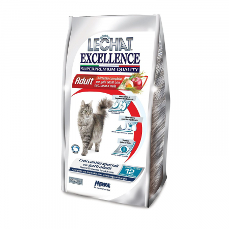 Hrana uscata - Hrana Uscata Pentru Pisici, Lechat Excellence Adult, Cu Pui, 400 g