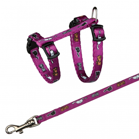 Lese - Ham Si Lesa Pentru Pisici Junior, 21-33 cm/8 mm, 1.20 m, Diverse Culori, 4144