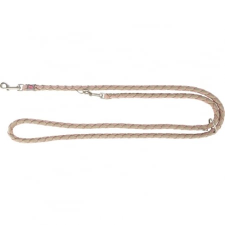 Plimbare - Lesa Cavo Coarda, Reglabila, L-XL: 2.00 m/18 mm, Roz Pal/Nisipiu, 143635
