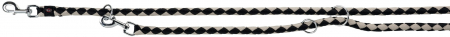 Lesa Cavo Coarda, Reglabila, S-M: 2 m/18 mm, Negru/Grafit, 14361 [1]