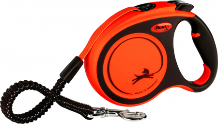 Lesa Flexi Xtreme, Banda, L: 5 m/65 kg, Negru/Portocaliu, 21437 [1]