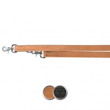 Lesa Piele Rustic Heartbeat, M-L: 2 m/20 mm, Maro, 19012 [4]