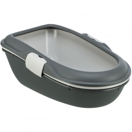 Litiera Berto, Cu Sistem de Separare, 39x22x59 cm, Gri Inchis/Gri Deschis, 40154 [6]