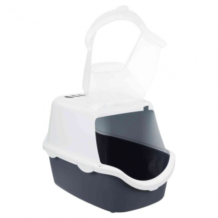Litiera Vico Open Top, Cu Capac Si Lopatica, 40x40x56 cm, Albastru/Alb, 40341 [1]