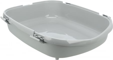 Litiera Primo XXL, Cu Rama, 56 x 25 x 71 cm, Gri/Alb, 40174 [3]