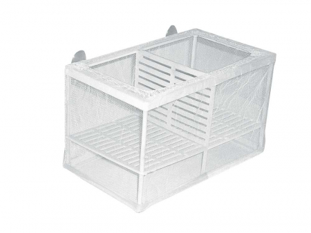 Pesti;;Pesti/Accesorii pentru Acvarii;;Pesti/Accesorii pentru Acvarii/Mincioguri & Maternitati - Maternitate Din Plasa Pentru Pesti, L: 260 x 150 x 160 mm, A131