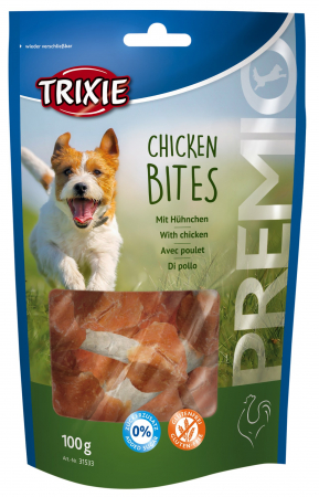 Snacks - Recompense Pentru Caini, Premio, Oase Piele Cu Carne De Pui, 100 g, 31533	