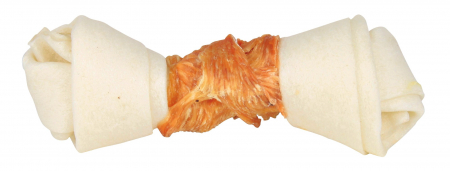 Oase si carne - Recompensa Pentru Caini, Denta Fun, Os Innodat Cu Pui, 15 cm/70 g 31323	