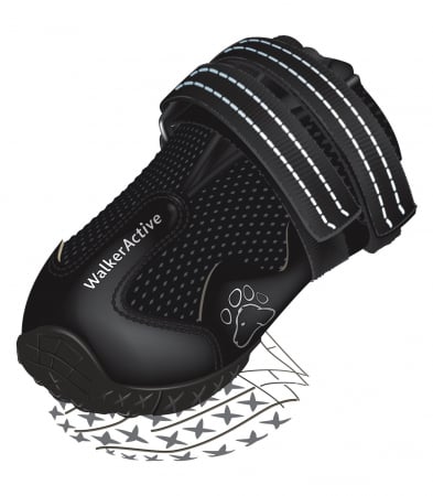 Incaltaminte - Pantofi Walker Active, Cu Talpa Robusta, L-XL, 2 buc, Negru, 19466