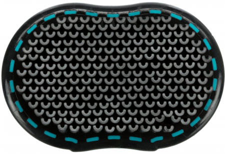 Perie Pentru Tapiterie Si Textile, 7x10 cm, Negru/Turcoaz, 23237	 [3]