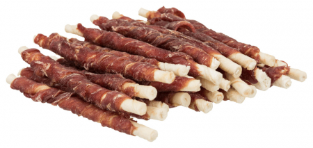 Snacks - Recompense Pentru Caini, Denta Fun, Rulouri Cu Rata, 12 cm, 30 buc/240 g, 31395