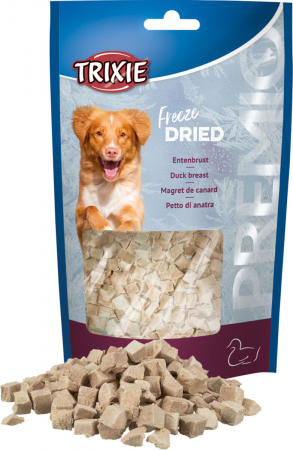 Snacks - Recompense Pentru Caini, Premio, Piept De Rata Liofilizata, 50 g, 31607