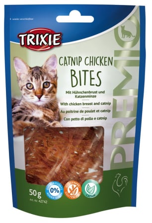 Recompense Pentru Pisici, Premio, Bites Cu Pui Si Catnip, 50 g, 42742 [1]