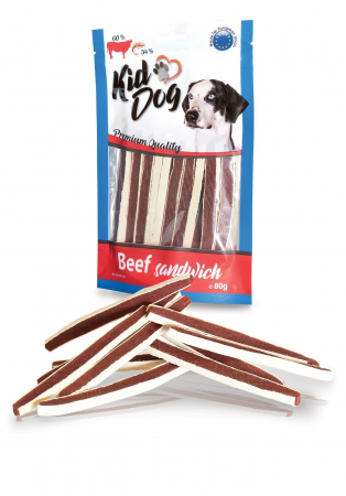 Snacks - Recompense Pentru Caini, Sandwich Cu Vita Si Cod, 80 g, A04733