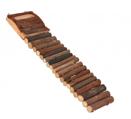 ROZATOARE - Scara Cu Hranitor Pentru Rozatoare, Lemn, 7x27 cm, 6106	
