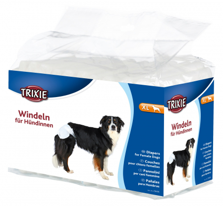 Scutece si absorbante - Scutece Pentru Caini Femele, XL: 40-58 cm, 12 buc, 23636