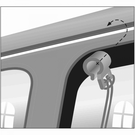 Plasa Auto, 120x100 cm, Negru, 1312	 [6]