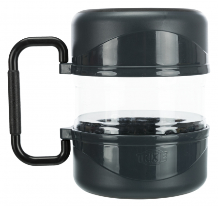 Set De Calatorie, Recipient Apa/Hrana, Plastic, 2 l/2x0.75 l, Gri, 2491 [1]