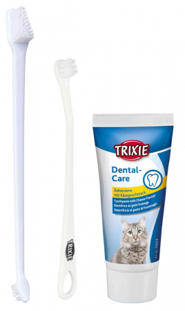 Set Igiena Dentara Pentru Pisici, Pasta De Dinti 50 g Si Periuta De Dinti 2 buc, 25620	 [1]