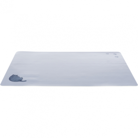 Servet Fat Cat/Paws Pentru Castron, Pisici, Plastic, 44 x 28 cm, Gri, 24549 [1]