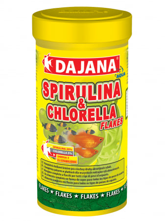 Hrana pesti de acvariu - Spirulina&Chlorella Fulgi 100 ml Dp013A