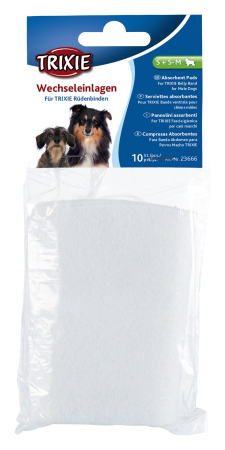 Caini/Igiena & Sanatate;;Caini;;Caini/Igiena & Sanatate/Covorase Absorbante & Scutece;;Caini/Igiena & Sanatate/Covorase Absorbante & Scutece/Chiloti si Tampoane - Tampoane pentru Banda XL 10 buc 23669