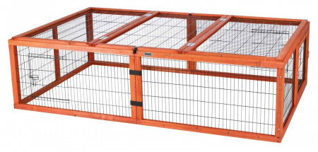 Tarc Exterior Cu Capac Pentru Rozatoare, 174x48x109 cm, Maro, 62282 [5]
