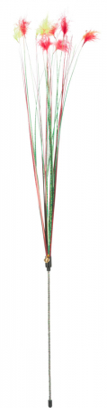 Jucarii - Undita pentru Pisici de Craciun, cu Clopotel, 31 cm, 92555